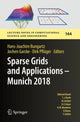 Book cover of: Sparse Grids and Applications - Munich 2018. By: Hans-Joachim Bungartz