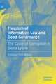 Book cover of: Freedom of Information Law and Good Governance. By: Emmanuel Saffa Abdulai