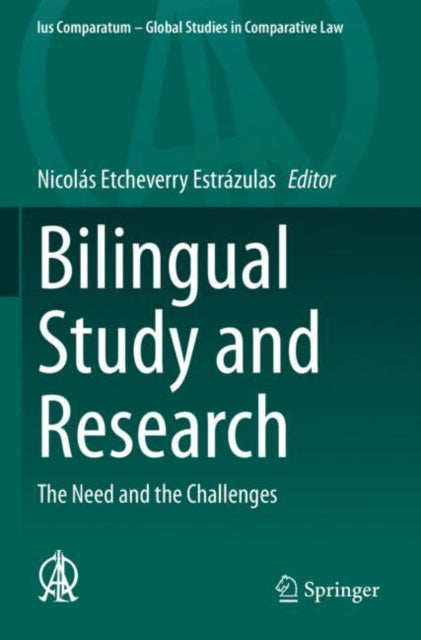 Book cover of: Bilingual Study and Research. By: Nicolás Etcheverry Estrázulas