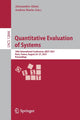 Book cover of: Quantitative Evaluation of Systems. By: Alessandro Abate