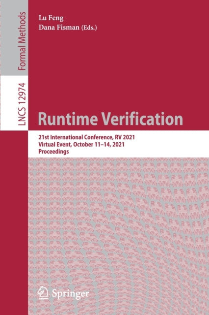 Book cover of: Runtime Verification. By: Lu Feng
