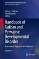Book cover of: Handbook of Autism and Pervasive Developmental Disorder. By: Johnny L. Matson
