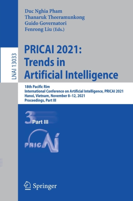 Book cover of: PRICAI 2021: Trends in Artificial Intelligence. By: Duc-Nghia Pham