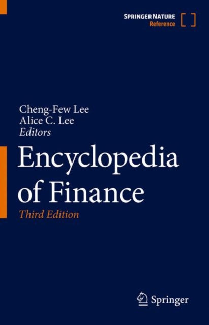 Book cover of: Encyclopedia of Finance. By: Cheng-Few Lee