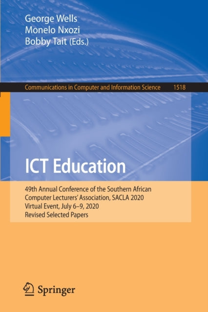 Book cover of: ICT Education. By: George Wells