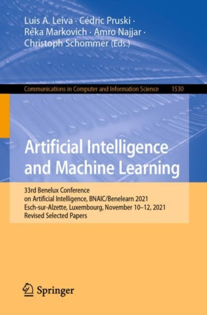 Book cover of: Artificial Intelligence and Machine Learning. By: Luis A. Leiva