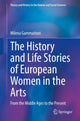 Book cover of: History and Life Stories of European Women in the Arts. By: Milena Gammaitoni