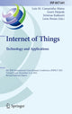 Book cover of: Internet of Things. Technology and Applications. By: Luis M. Camarinha-Matos
