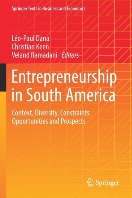 Book cover of: Entrepreneurship in South America. By: Léo-Paul Dana