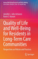 Book cover of: Quality of Life and Well-Being for Residents in Long-Term Care Communities. By: Jennifer L. Johs-Artisensi