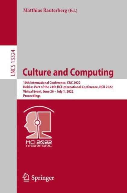 Book cover of: Culture and Computing. By: Matthias Rauterberg