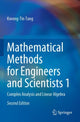 Book cover of: Mathematical Methods for Engineers and Scientists 1. By: Kwong-Tin Tang