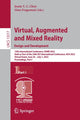 Book cover of: Virtual, Augmented and Mixed Reality: Design and Development. By: Jessie Y. C. Chen