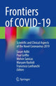 Book cover of: Frontiers of COVID-19. By: Sasan Adibi