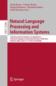 Book cover of: Natural Language Processing and Information Systems. By: Paolo Rosso