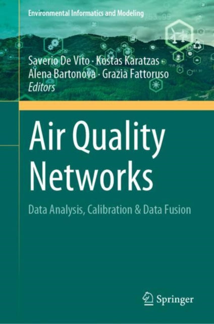 Book cover of: Air Quality Networks. By: Saverio De Vito