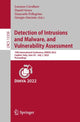 Book cover of: Detection of Intrusions and Malware, and Vulnerability Assessment. By: Lorenzo Cavallaro
