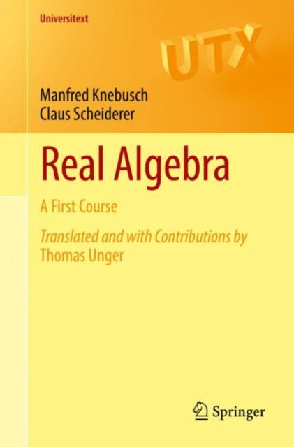 Book cover of: Real Algebra. By: Manfred Knebusch