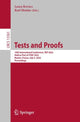 Book cover of: Tests and Proofs. By: Laura Kovács