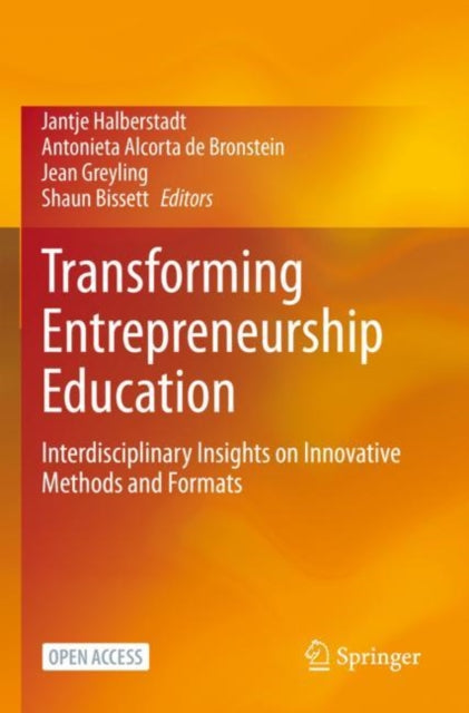 Book cover of: Transforming Entrepreneurship Education. By: Jantje Halberstadt