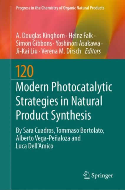 Book cover of: Modern Photocatalytic Strategies in Natural Product Synthesis. By: A. Douglas Kinghorn