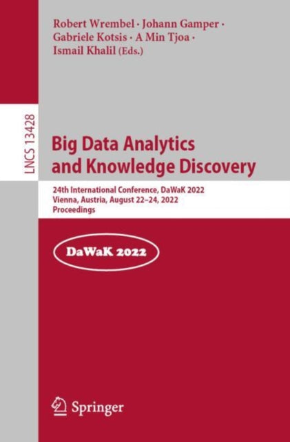 Book cover of: Big Data Analytics and Knowledge Discovery. By: Robert Wrembel