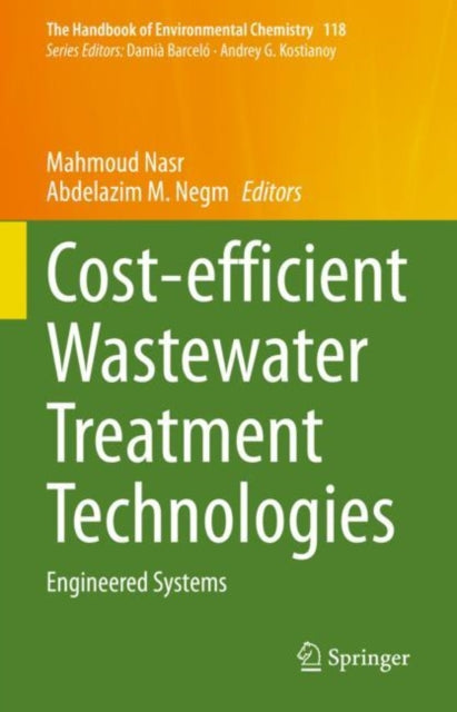 Book cover of: Cost-efficient Wastewater Treatment Technologies. By: Mahmoud Nasr