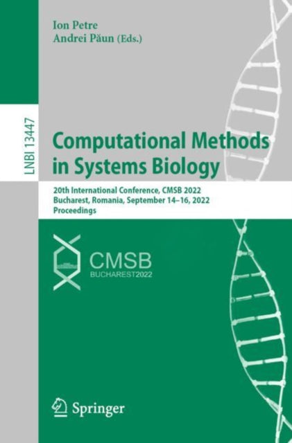 Book cover of: Computational Methods in Systems Biology. By: Ion PetrePetre