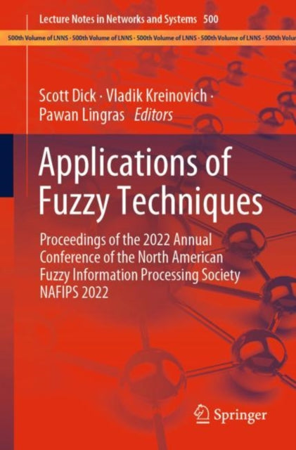 Book cover of: Applications of Fuzzy Techniques. By: Scott Dick