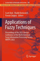 Book cover of: Applications of Fuzzy Techniques. By: Scott Dick