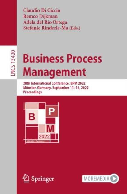Book cover of: Business Process Management. By: Claudio Di Ciccio