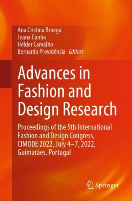 Book cover of: Advances in Fashion and Design Research. By: Ana Cristina Broega