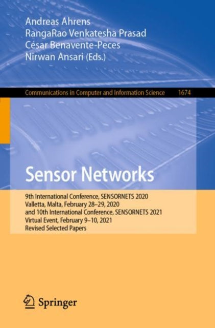 Book cover of: Sensor Networks. By: Andreas Ahrens