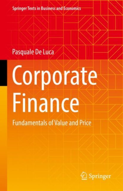 Book cover of: Corporate Finance. By: Pasquale De Luca