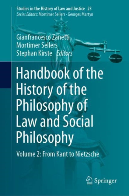 Book cover of: Handbook of the History of the Philosophy of Law and Social Philosophy. By: Gianfrancesco Zanetti