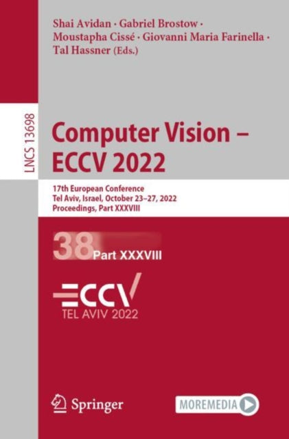 Book cover of: Computer Vision – ECCV 2022. By: Shai Avidan