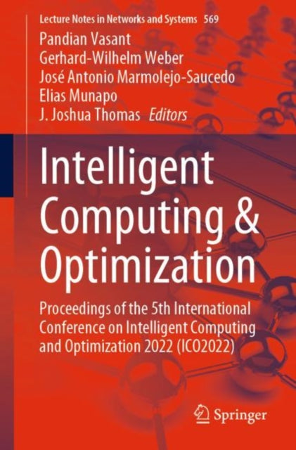Book cover of: Intelligent Computing & Optimization. By: Pandian Vasant