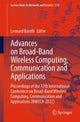 Book cover of: Advances on Broad-Band Wireless Computing, Communication and Applications. By: Leonard Barolli