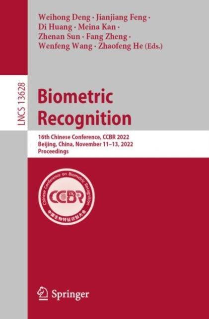 Book cover of: Biometric Recognition. By: Zhenan Sun