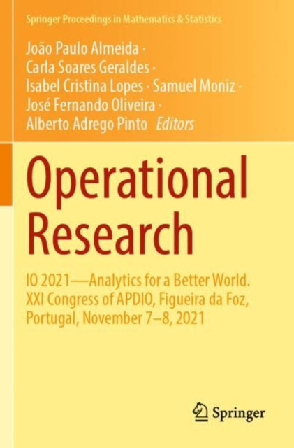 Book cover of: Operational Research. By: João Paulo Almeida