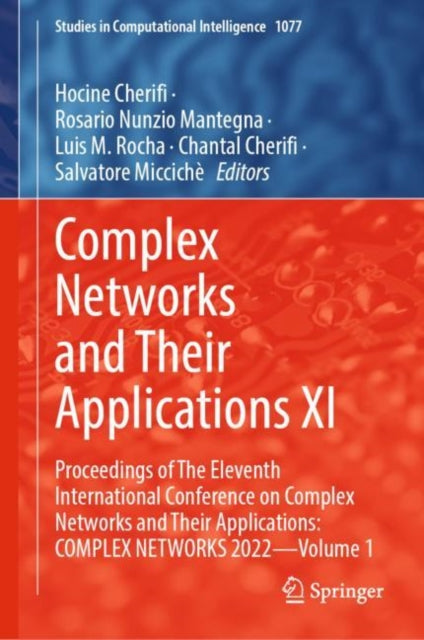 Book cover of: Complex Networks and Their Applications XI. By: Hocine Cherifi