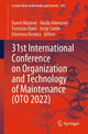 Book cover of: 31st International Conference on Organization and Technology of Maintenance (OTO 2022). By: Damir Blažević