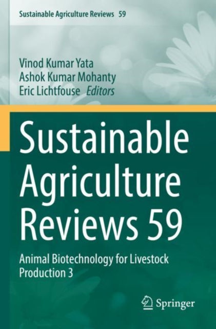 Book cover of: Sustainable Agriculture Reviews 59. By: Vinod Kumar Yata