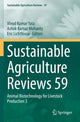 Book cover of: Sustainable Agriculture Reviews 59. By: Vinod Kumar Yata