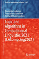 Book cover of: Logic and Algorithms in Computational Linguistics 2021 (LACompLing2021). By: Roussanka Loukanova