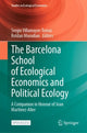 Book cover of: Barcelona School of Ecological Economics and Political Ecology. By: Sergio Villamayor-Tomas