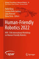 Book cover of: Human-Friendly Robotics 2022. By: Pablo Borja
