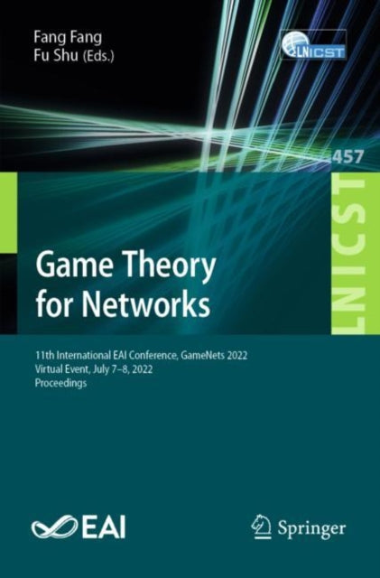 Book cover of: Game Theory for Networks. By: Fang Fang
