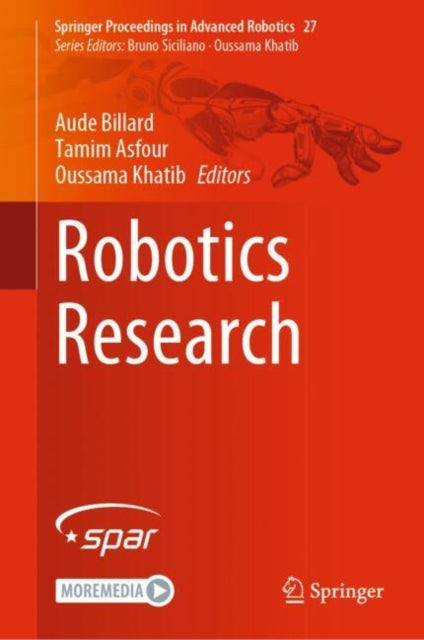 Book cover of: Robotics Research. By: Aude Billard