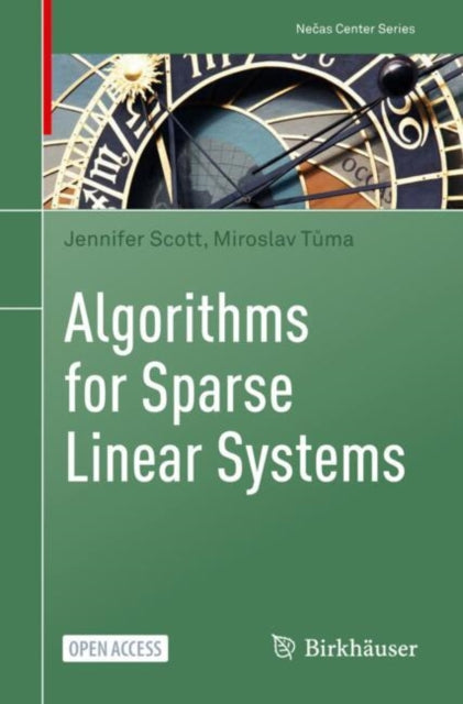 Book cover of: Algorithms for Sparse Linear Systems. By: Jennifer Scott